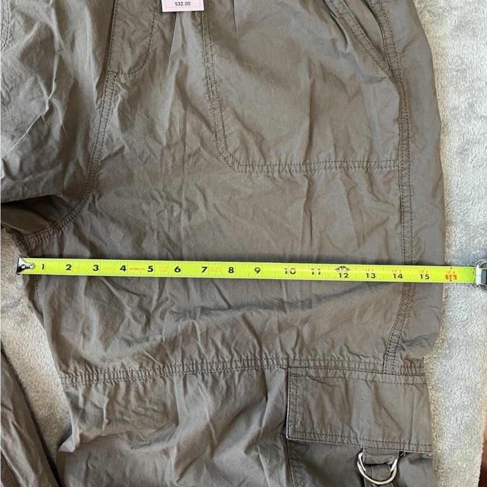 Women’s Mid Rise Cargo Pants Pewter Gray Size XXL - Wild Fable - Picture 5 of 7